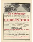 1909 5 27 GLIDDEN TOUR AS A MOTORIST ad MOTOR AGE 8.5″×11.75″ page 60