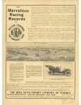 1910 3 30 BENZ THE Marvelous Racing Records ad THE HORSELESS AGE 8.25″×11.25″