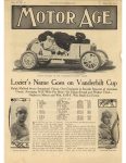 1911 11 30 Lozier’s Name Goes on Vanderbilt Cup article MOTOR AGE 8.25″×11.25″ page 1