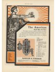 1911 4 13 SCHEBELER Carburetor Model L The American 89.28 Miles Per Hour ad MOTOR AGE 8.75″x12″ page 50