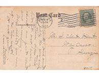 1912 ca. ATLANTA’S GREAT TWO MILE AUTOMOBILE SPEEDWAY postcard screenshot back