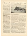 1914 6 11 INDY 500 Indianapolis Places 300-Inch Limit on 1915 Race By C. G. Sinsabaugh article MOTOR AGE 8.5″×12″ page 10