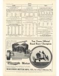 1915 1 Wisconsin Motor Ten Years Official Road Race Champion ad MoToR 9.25″×13.75″ page 207