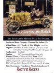 1920 Lexington Minute Man Six Racer trading card v1 2023