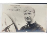 1915 Speedway STUTZ Earl Cooper postcard front screenshot 2