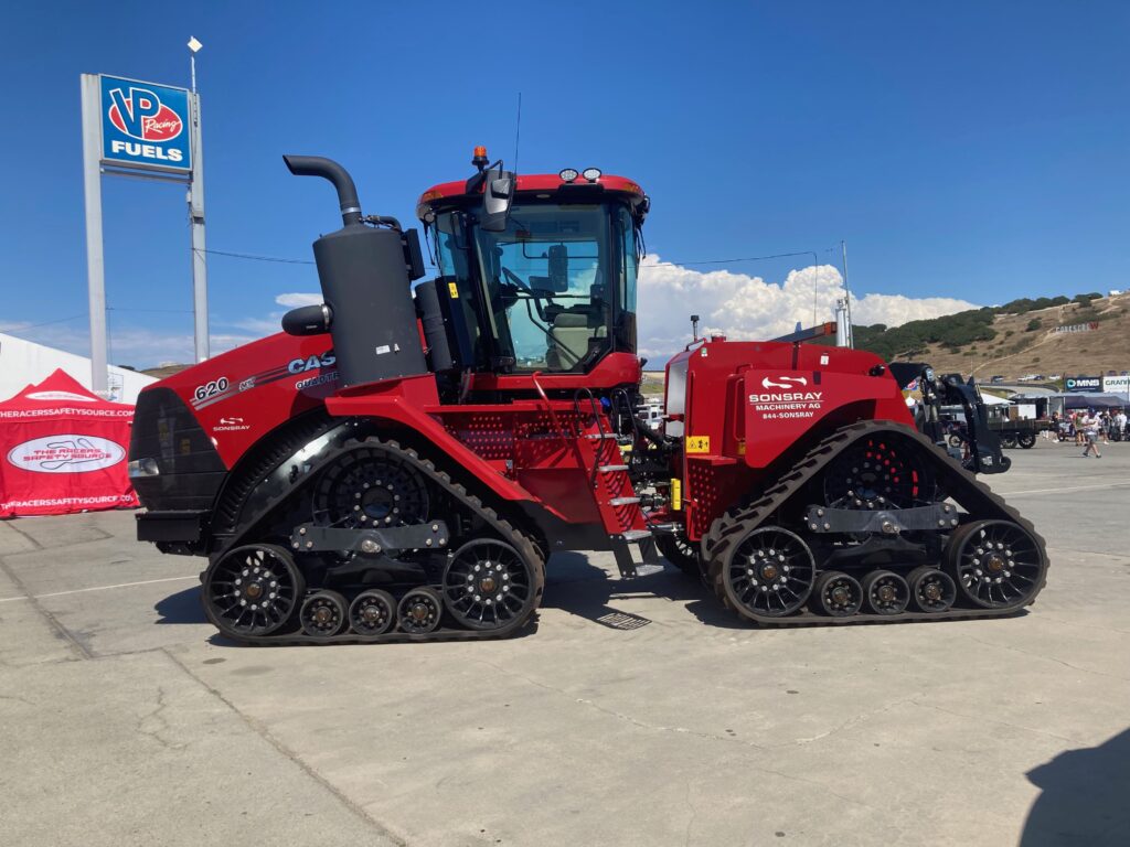 2023 8 16 Monterey Historics CASE Quadtrac 620 lift side