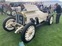 2023 8 20 Monterey, CA Pebble Beach Concours Vanderbilt Cup Race cars 1908 MERCEDES 150 hp racer