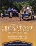 2023 IRONSTONE CONCOURS program 8.5″×11″ front cover