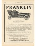 1906 10 FRANKLIN TYPE H 6 cylinder Touring Car ad THE HORSELESS AGE 8.5″×12″ page XLVIII 48