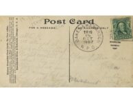 1907 10 15 CRACKER JACK Bear No. 1 of 16 postcard back