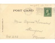 1909 St. Paul MN Wholesale District railyards postcard back