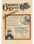 1911 6 22 RAYFIELD Carburetor 6 WINNERS in 10 DAYS ad MOTOR AGE 8.5″×12″ page 55