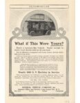 1913 Electric truck What if This Were Yours GENERAL VEHICLE COMPANY ad AUTOMOBILES 6.5″×9.5″