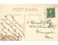 1913 ca. Lake Minnetonka Minnesota Hotel del Otero Spring Park Pergola and Lawn postcard back