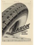 1920 6 10 MASON Tires MEANS MORE MILEAGE ad MOTOR AGE 8.25″×11.25″ page 127 2