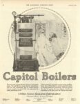 1924 1 5 Capitol Boilers ad THE SATURDAY EVENING POST 10.25″×13.5″ conn page 90