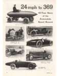 1940 10 24 mph to 369 42-Year Story of the Automobile Speed Record MOTOR for 9.25″×13.25″ page 82