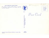 1960 ca. Blackduck, Minnesota Paul Bunyan’s Black Duck postcard back