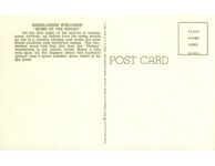 1960 ca Rhinelander WIS HOME OF THE HODAG postcard back