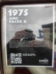 2023 10 15 Sunday Chattanooga Motorcar Festival Concours 1975 AMC Pacer X sign