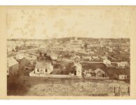 1857 St. Paul, MINN Looking north toward the Capitol Upton 6″×4.25″ photo front