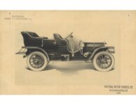 1908 2 24 NATIONAL Model N 4-Cylinders 5″×5″ postcard front