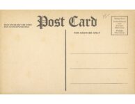 1910 ca. McGreger, Iowa The Pocket City Main Street postcard back