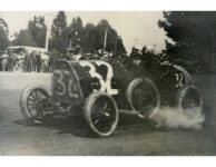 1912 ca Santa Monica Road Race FIAT Teddy Tetzlaff RPPC front screenshot