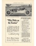 1913 ca KEETON Bob Burman in His 100-HP Keeton Racer ad AUTOMOBILE TRADE JOURNAL page 29 screenshot