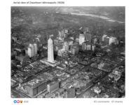 1929 Minneapolis MN Aerial view. Foshay Tower screenshot
