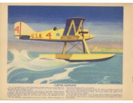 1930 ca. A BOOK OF AIRPLANES CURTISS SEAPLANE by The Two Taylors 12.5″×9″ page 10