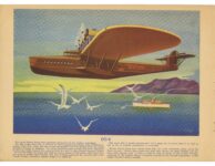 1930 ca. A BOOK OF AIRPLANES DO-X by The Two Taylors 12.5″×9″ page 8