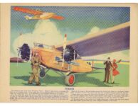 1930 ca. A BOOK OF AIRPLANES FOKKER by The Two Taylors 12.5″×9″ page 3