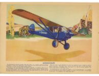 1930 ca. A BOOK OF AIRPLANES MONOCOUPE by The Two Taylors 12.5″×9″ page 4