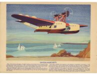 1930 ca. A BOOK OF AIRPLANES SAVOIA-MARCHETTI by The Two Taylors 12.5″×9″ page 6
