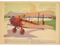 1930 ca. A BOOK OF AIRPLANES SPARTAN by The Two Taylors 12.5″×9″ page 13