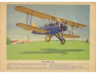 1930 ca. A BOOK OF AIRPLANES THE TRAVEL-AIR by The Two Taylors 12.5″×9″ page 5