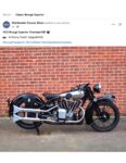 1933 BROUGH SUPERIOR Overhead 680 motorcycle FB