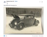 1934 SKODA 932 Prototype Car FB