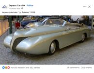 1938 ARZENS cabriolet La Baleine concept FB