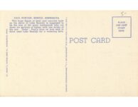 1940 ca. Paul Bunyan and Babe The Blue Ox BM-15 linen postcard back
