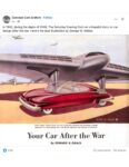 1942 Your Car After the War THE SATURDAY EVENING POST FB