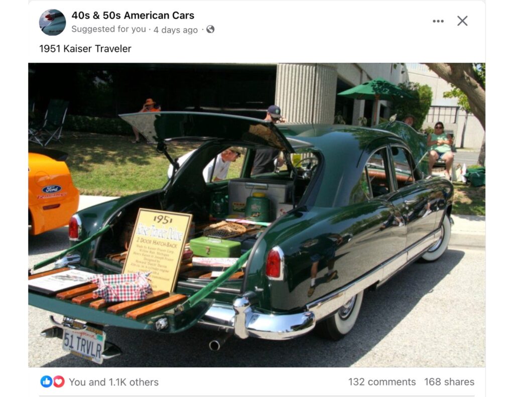 1951 KAISER Traveler FB