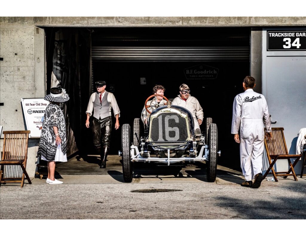 Indiana 181 Racers 2023 6 Indianapolis Motor Speedway SVRA Ragtime Racers 1912 PACKARD Car ...