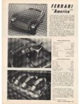 ROAD and TRACK DECEMBER 1950 FERRARI “America” 8.25″×11″ page 18