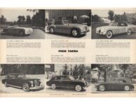 ROAD and TRACK DECEMBER 1950 PININ FARINA 8.25″×11″ pages 16 & 17