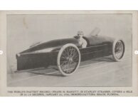 1906 1 26 Stanley Steamer Ormond Daytona Beach postcard front screenshot