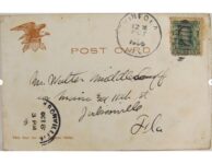 1906 10 8 ca AUTOMOBILE CONTEST FOR THE VANDERBILT CUP LONG ISLAND 4242 postcard back screenshot