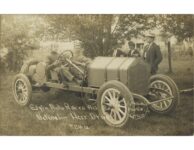 1911 Elgin Auto Races National Don Herr driver 244 RPPC front