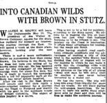 1912 5 10 Into Canadian Woods with Brown 5-10-12 LAT